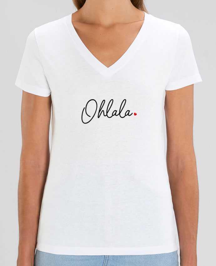 Women V-Neck T-shirt Stella Evoker Ohlala Par  Nana