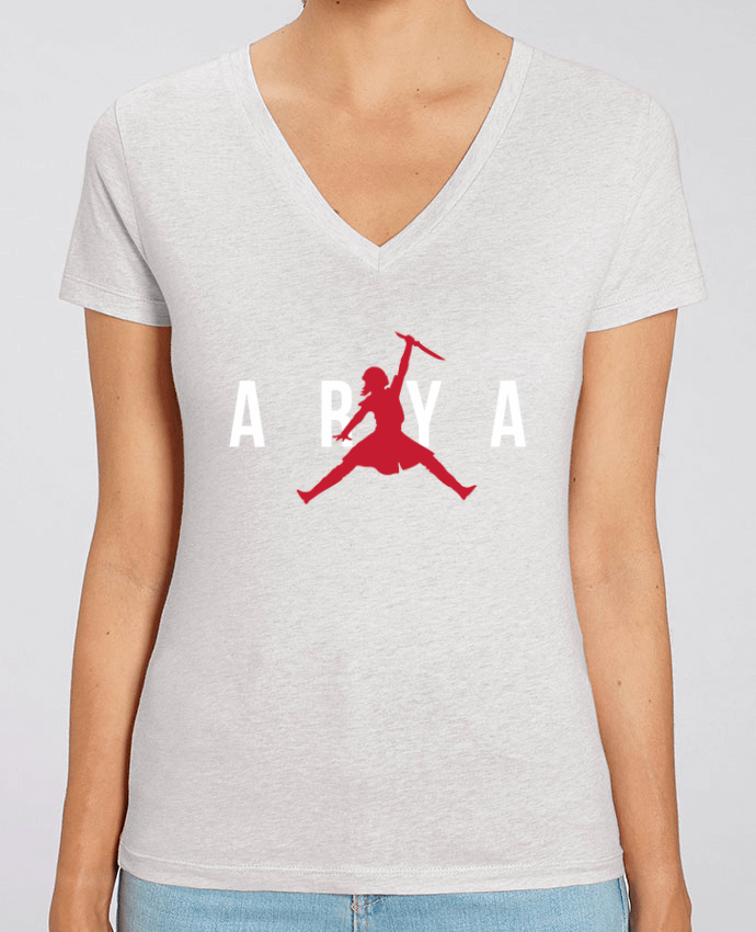 Women V-Neck T-shirt Stella Evoker Air Jordan ARYA Par  tunetoo