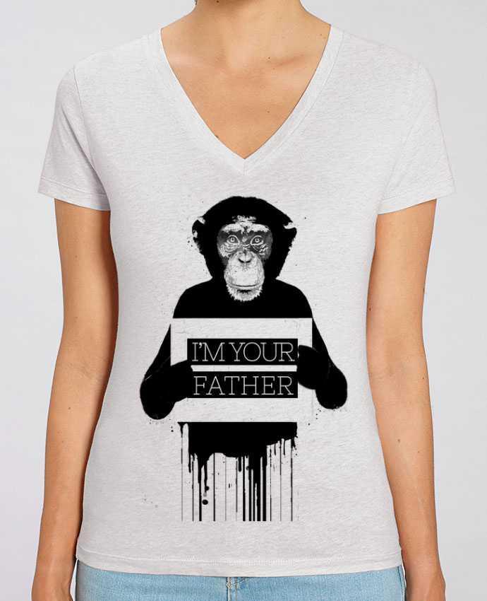 Camiseta Mujer Cuello V Stella EVOKER I'm your father II Par  Balàzs Solti