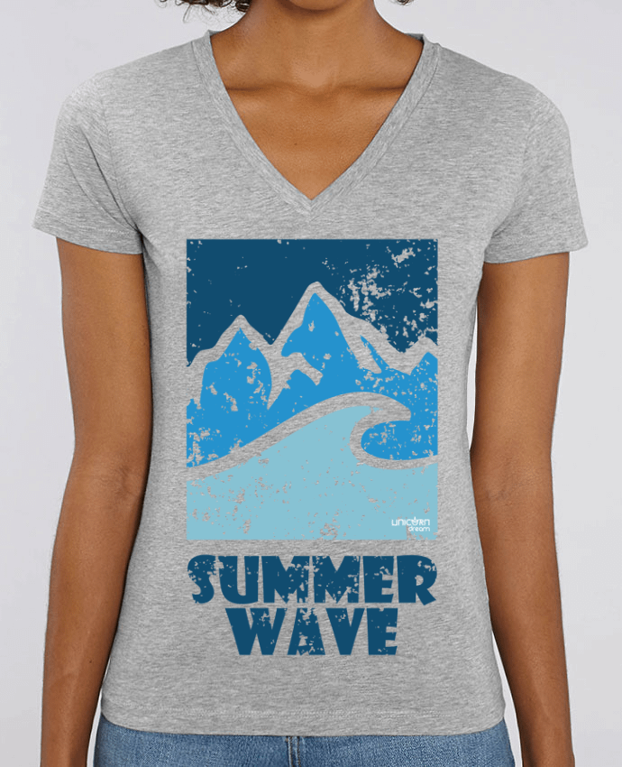 Tee Shirt Femme Col V Stella EVOKER SummerWAVE-02 Par  Marie