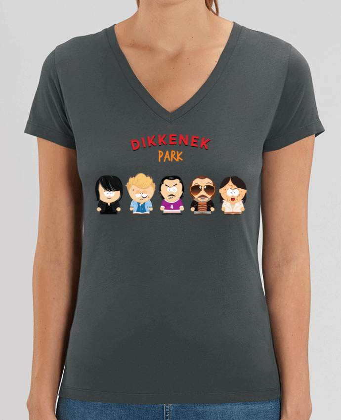 Women V-Neck T-shirt Stella Evoker DIKKENEK PARK Par  PTIT MYTHO