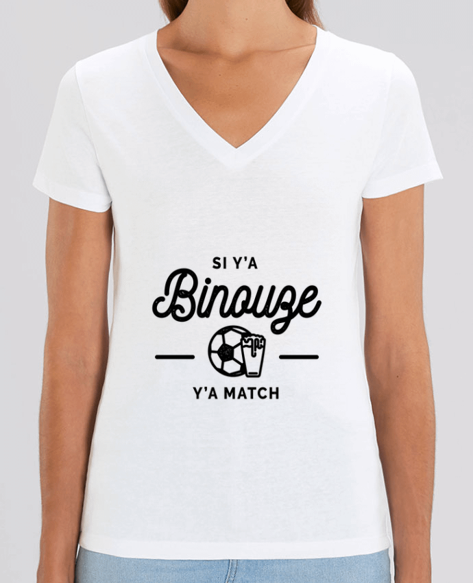 Tee-shirt femme Si y'a bineuse y'a match Par  Rustic
