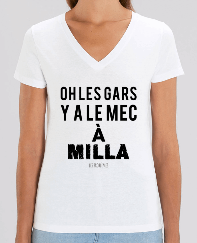 Tee-shirt femme Oh les gars y a le mec à Milla Par  tunetoo