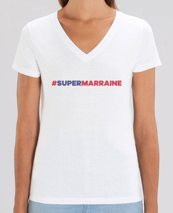 Tee-shirt femme #Supermarraine Par  tunetoo