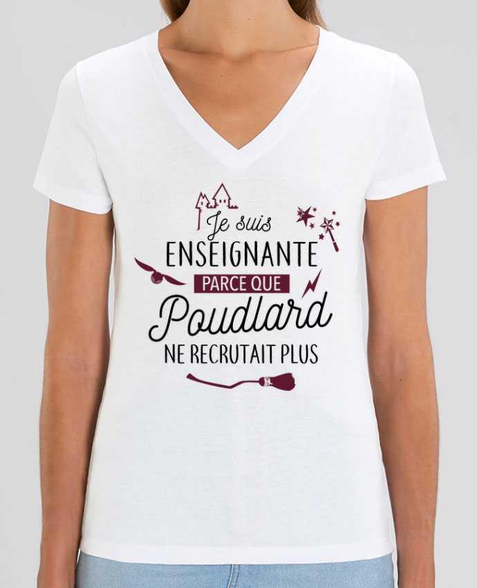 Camiseta Mujer Cuello V Stella EVOKER Poudlard / Enseignant Par  La boutique de Laura