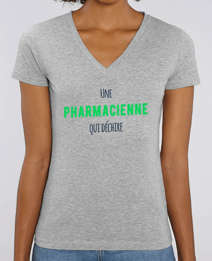 Tee-shirt femme Une pharmacienne qui déchire Par  tunetoo