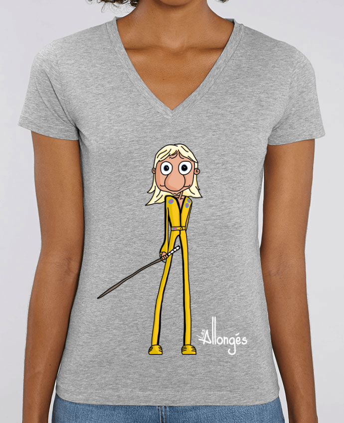 Camiseta Mujer Cuello V Stella EVOKER KILL BILL Par  lesallonges