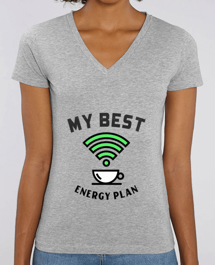 Tee-shirt femme The best energy plan Par  Bossmark