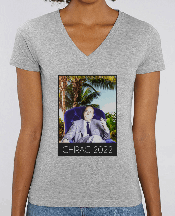 Camiseta Mujer Cuello V Stella EVOKER CHIRAC 2022 Par  icône