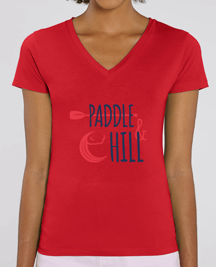 Camiseta Mujer Cuello V Stella EVOKER Paddle & Chill Par  tunetoo