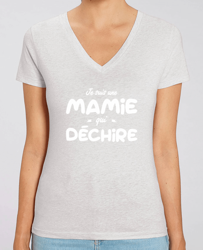 Tee-shirt femme Mamie qui déchire Par  tunetoo