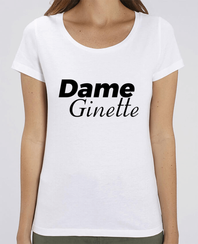 T-shirt Femme Dame Ginette par tunetoo