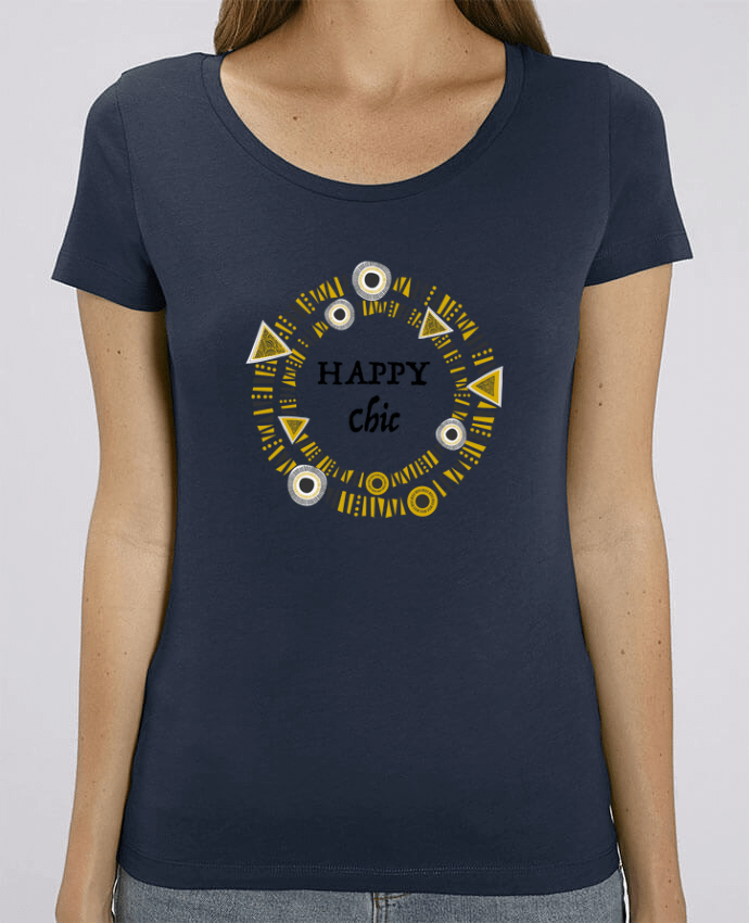 Camiseta Essential pora ella Stella Jazzer Happy Chic por LF Design