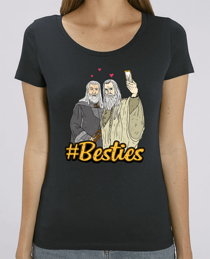 T-shirt Femme #Besties Seigneur des anneaux par Nick cocozza