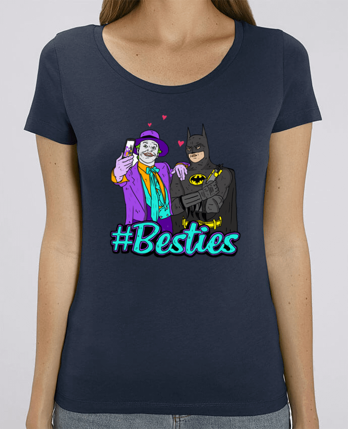 T-shirt Femme #Besties Batman par Nick cocozza
