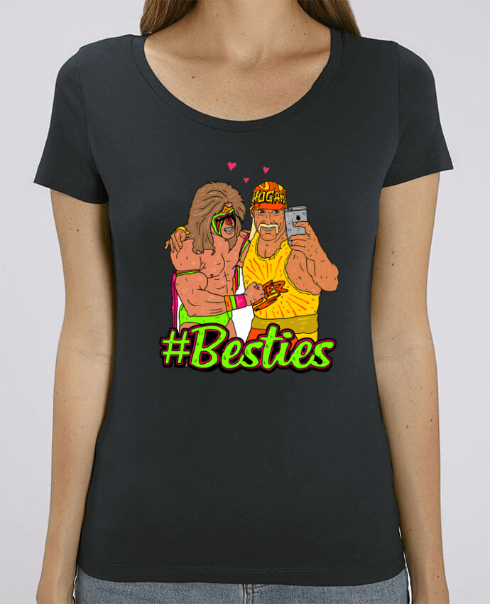 T-shirt Femme #Besties Catch par Nick cocozza