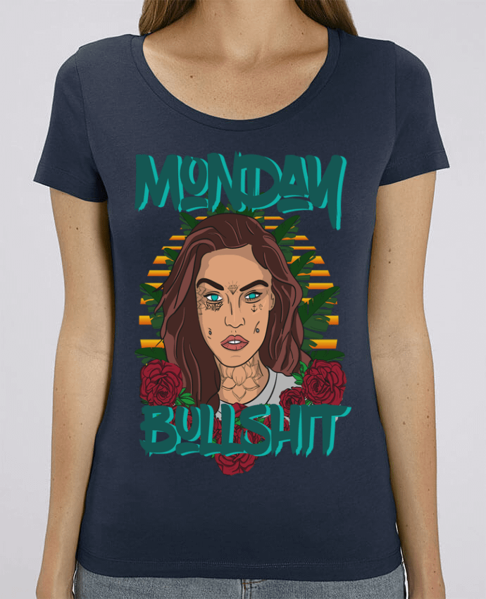 T-shirt Femme Monday bullshit par 