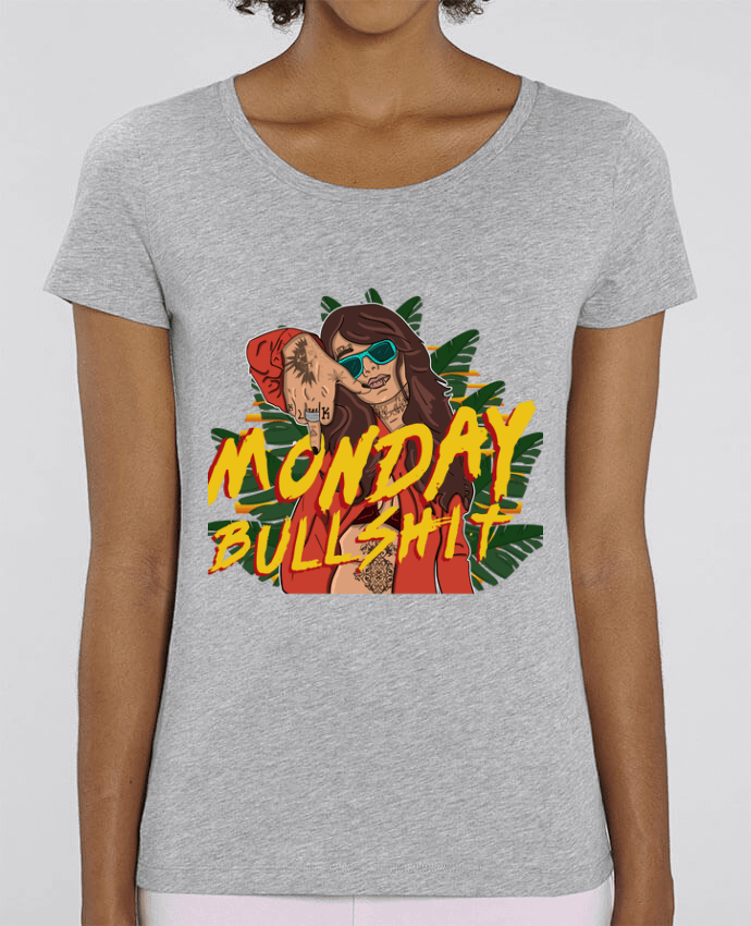 T-shirt Femme Monday Bullshit series par 