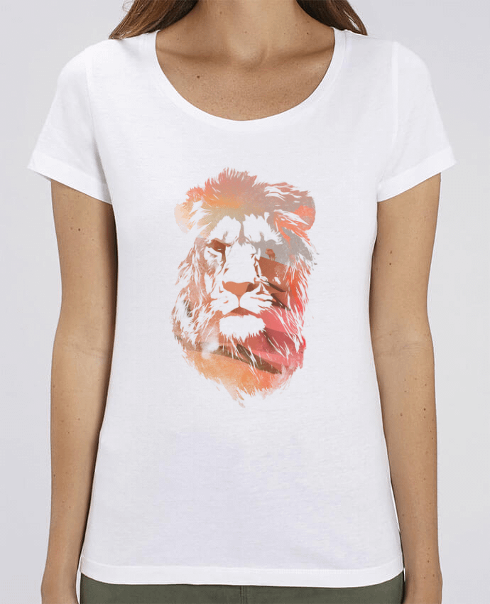 Essential women\'s t-shirt Stella Jazzer Desert lion by robertfarkas