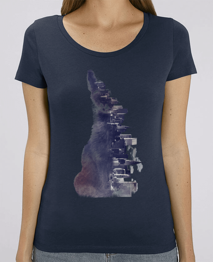 T-shirt Femme Fox from the city par robertfarkas