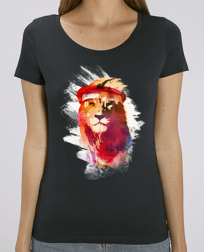 Essential women\'s t-shirt Stella Jazzer Gym lion by robertfarkas