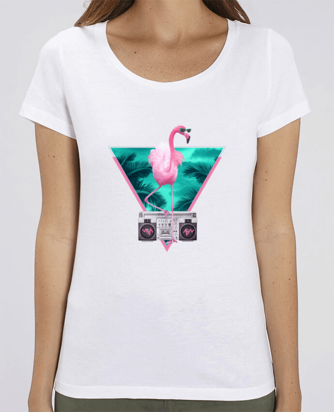 T-shirt Femme Miami flamingo par robertfarkas