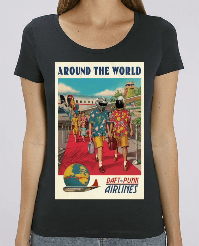 Camiseta Essential pora ella Stella Jazzer Arount the World por 