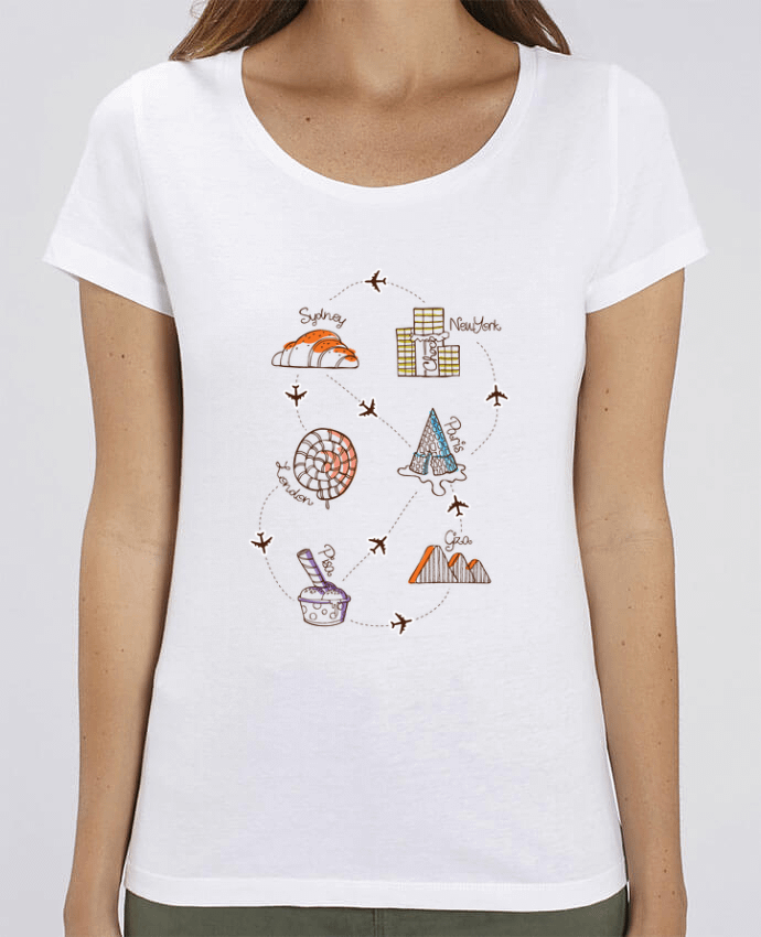 T-shirt Femme Sweet travel par robertfarkas