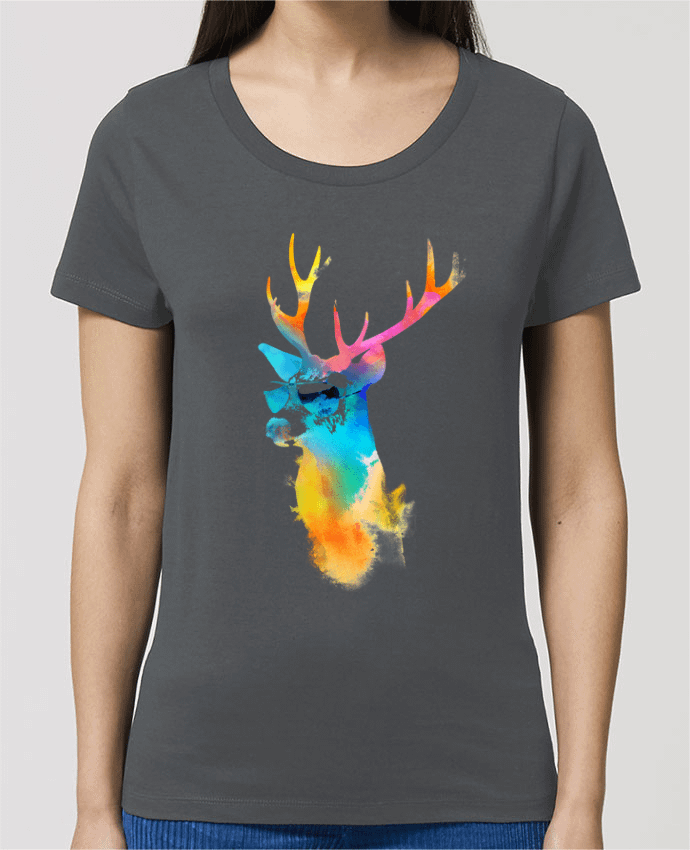 Camiseta Essential pora ella Stella Jazzer Sunny stag por robertfarkas