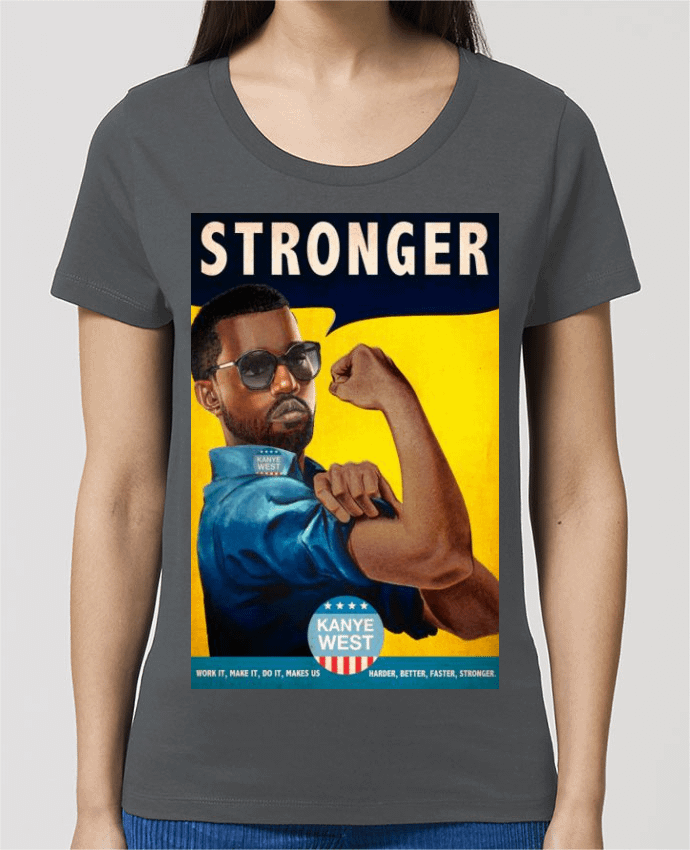 Camiseta Essential pora ella Stella Jazzer Stronger por 