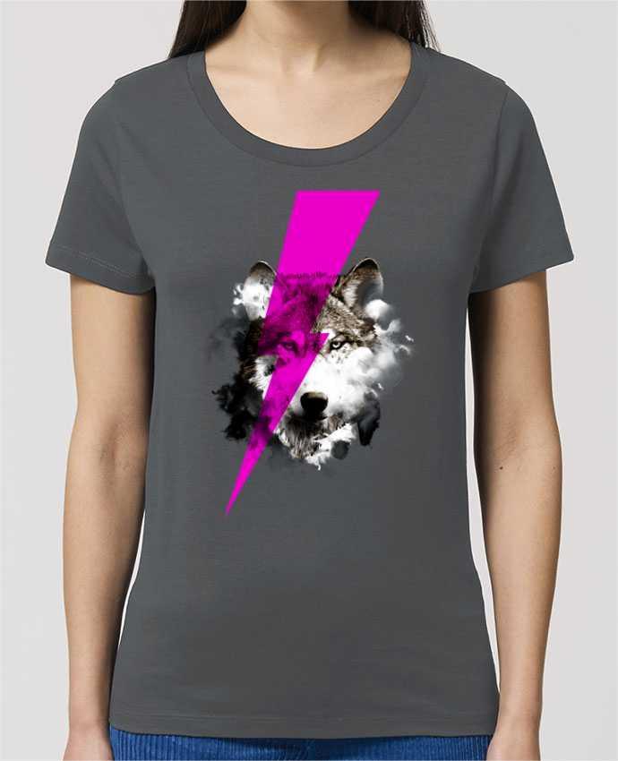 Essential women\'s t-shirt Stella Jazzer Wolf rocks by robertfarkas