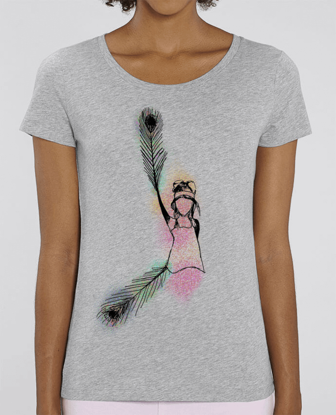 Camiseta Essential pora ella Stella Jazzer Femme Paon por Arow
