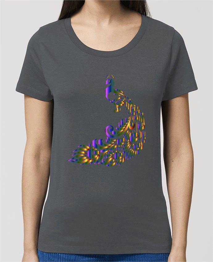 T-shirt Femme Paon de Héra par Manuela de la Mora