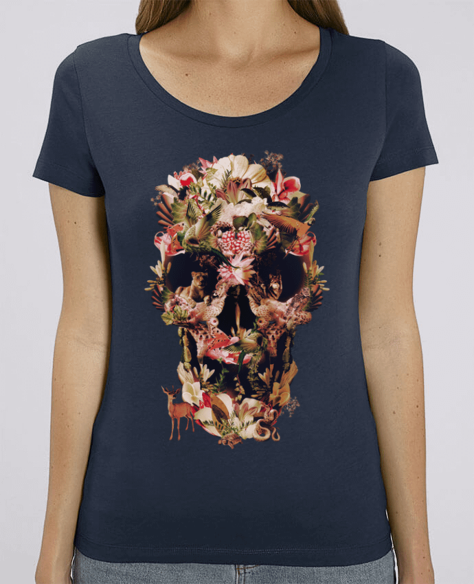 Essential women\'s t-shirt Stella Jazzer Jungle Skull by ali_gulec