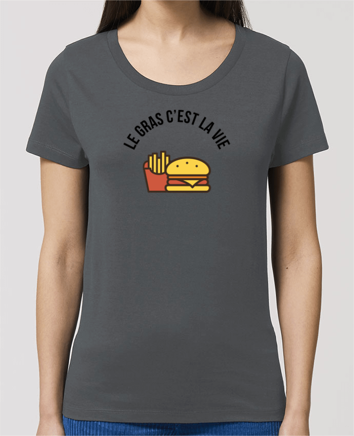 T-shirt Femme Le gras c'est la vie par tunetoo