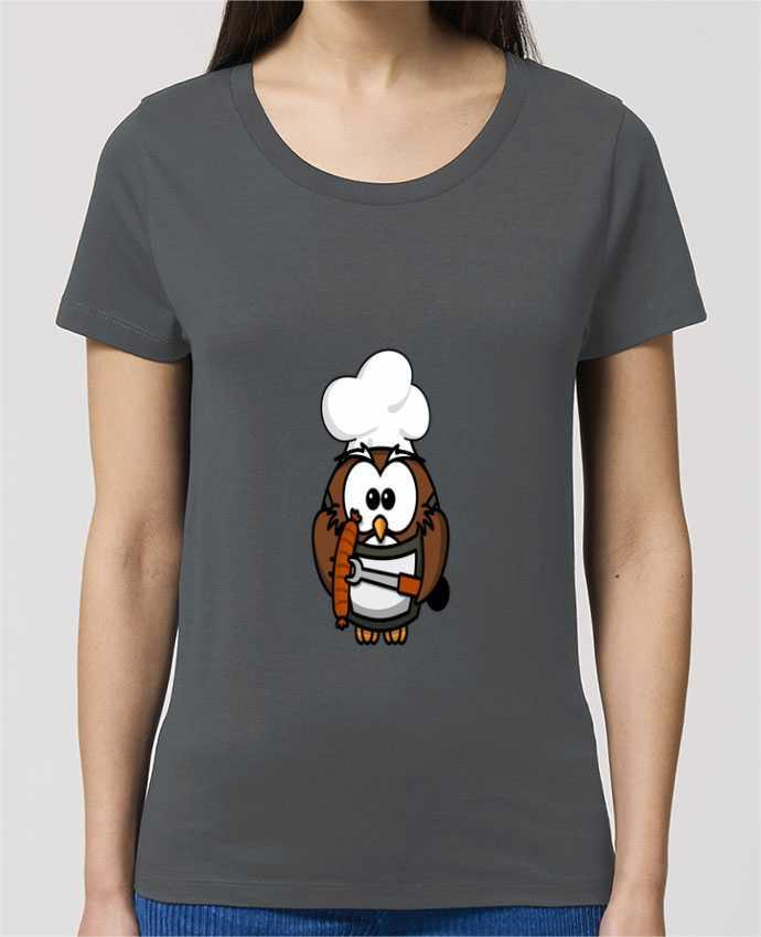 Camiseta Essential pora ella Stella Jazzer BARBECUE OWL por PrinceDesign
