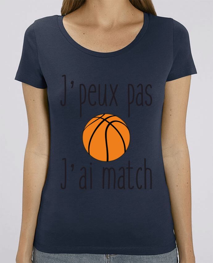 Camiseta Essential pora ella Stella Jazzer J'peux pas j'ai match de basket por Benichan