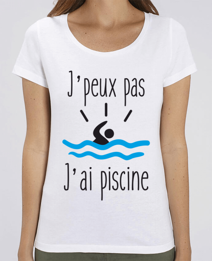Essential women\'s t-shirt Stella Jazzer J'peux pas j'ai piscine by Benichan