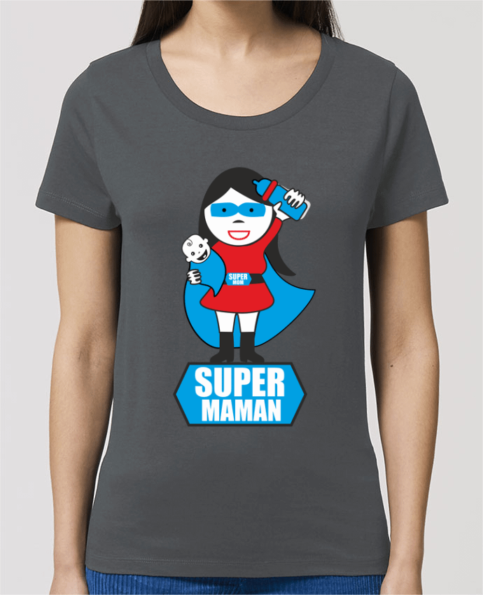 Essential women\'s t-shirt Stella Jazzer Super maman by Benichan