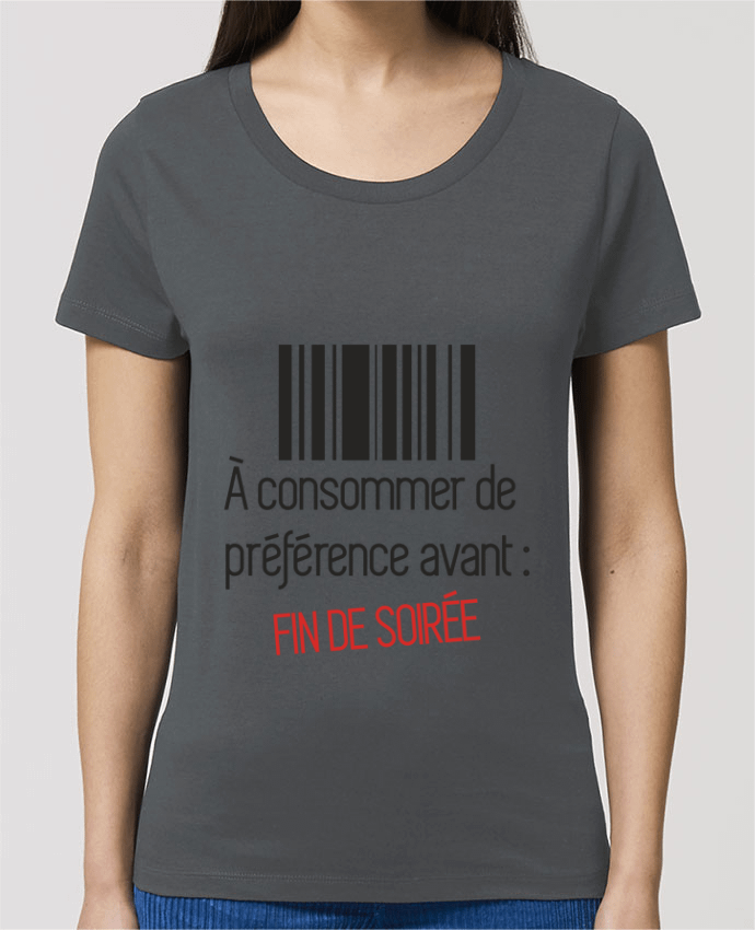 Essential women\'s t-shirt Stella Jazzer A consommer de préférence avant fin de soirée by Benichan