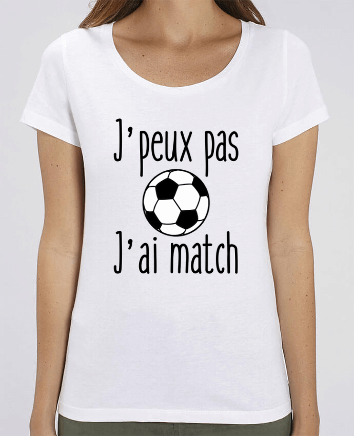 T-shirt Femme J'peux pas j'ai match de foot par Benichan