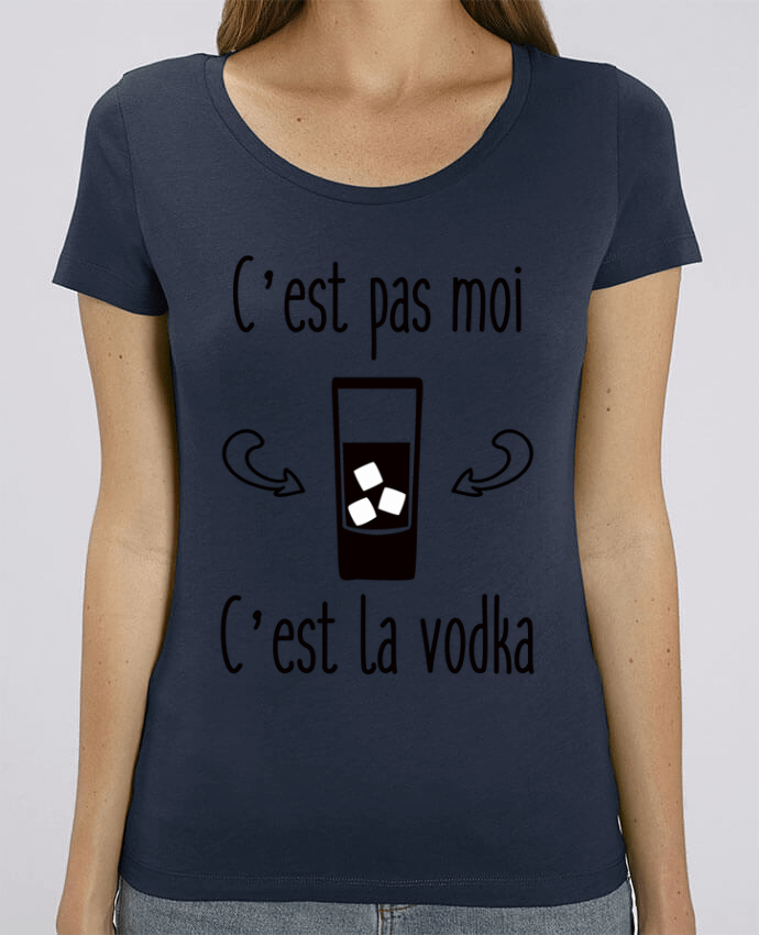 T-shirt Femme C'est pas moi c'est la vodka par Benichan