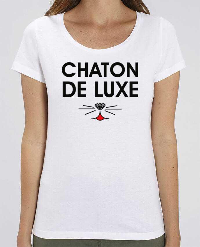 Essential women\'s t-shirt Stella Jazzer Chaton de luxe by tunetoo