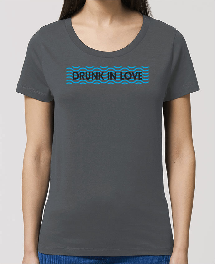 T-shirt Femme Drunk in love par tunetoo