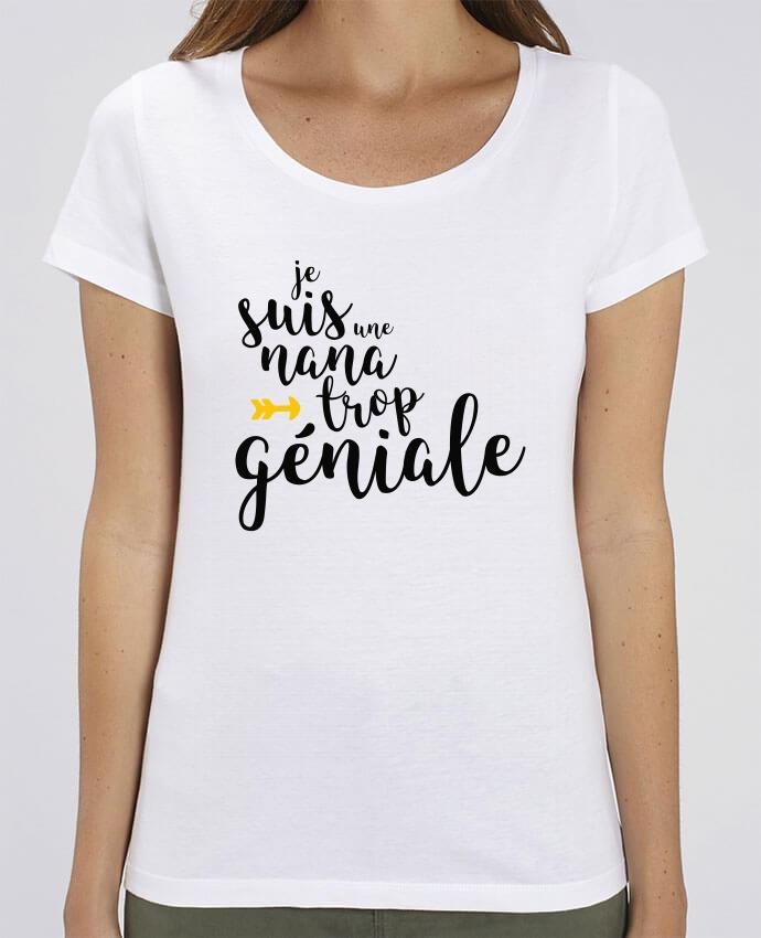 Camiseta Essential pora ella Stella Jazzer Je suis une nana trop géniale por tunetoo