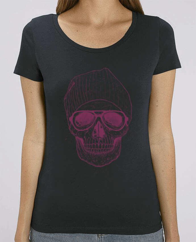 Camiseta Essential pora ella Stella Jazzer Cool Skull por Balàzs Solti