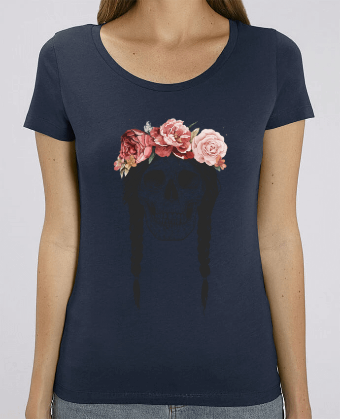 Camiseta Essential pora ella Stella Jazzer Festival Skull por Balàzs Solti