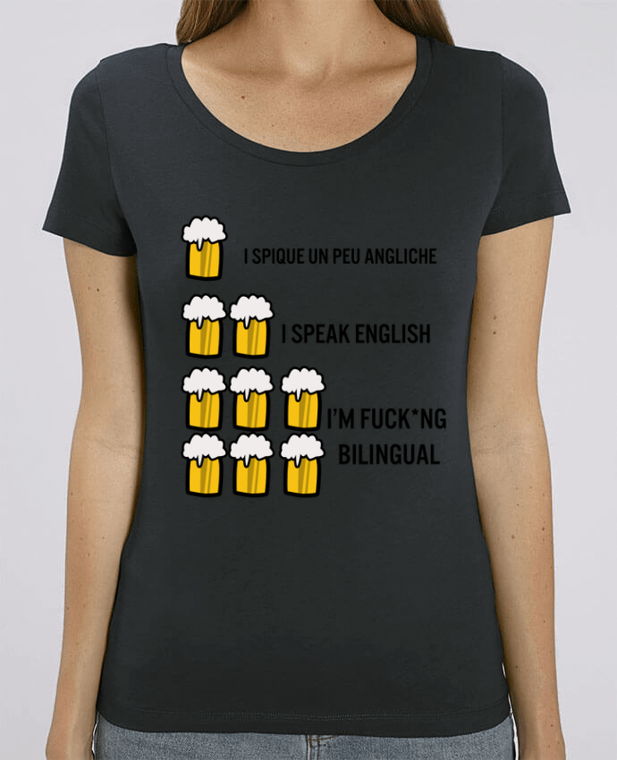 T-shirt Femme I'm bilingual par Kudice