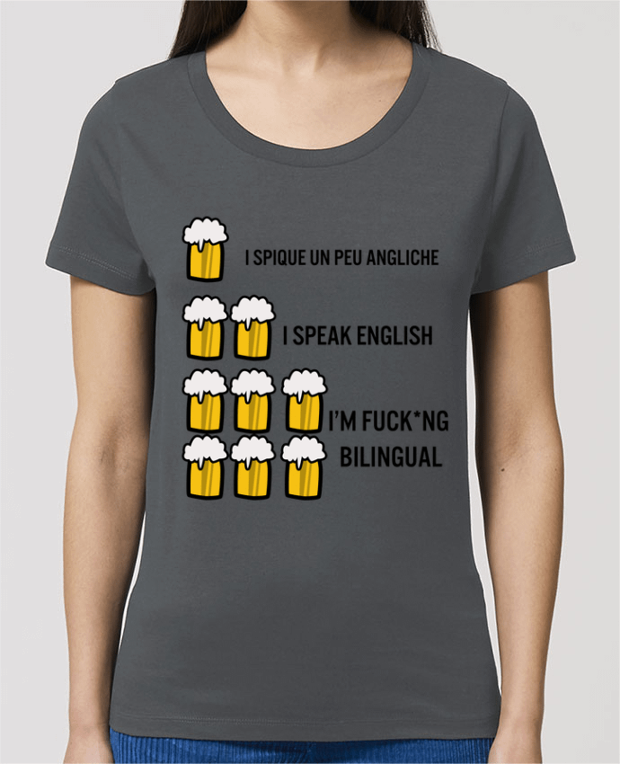 T-shirt Femme I'm bilingual par Kudice
