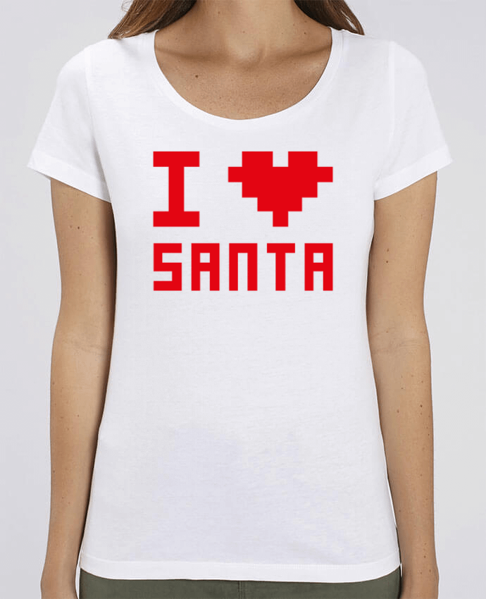 Camiseta Essential pora ella Stella Jazzer I LOVE SANTA por tunetoo
